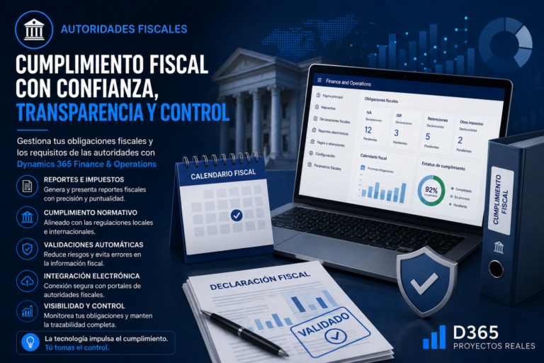 Cómo configurar las Autoridades fiscales en D365FO